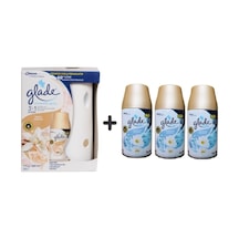Glade Otomatik Sprey + İpeksi Vanilya Yedek + Temizliğin Ferahlığı 4 x 269 ML