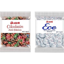 Ülker Ece Çikolata 1 KG + Ülker Çikolatin 1 KG