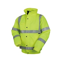 Reflektörlü 300d Oxford Bomber Mont Sarı Sarı