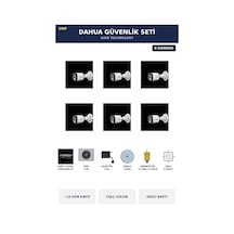 6 Kameralı 2mp Güvenlik Kamera Seti Gece Renkli Full Color Sesli Bullet 1tb 15 Gün Kayıt