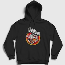 Presmono Unisex Jedi Judas Priest Kapüşonlu Sweatshirt Siyah