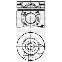 Yenmak 31-04487-000 Piston Segman Std Starex H1 Sorento 170 Hp D4cb 91 .50 Mm 23410 4a924 3104487000 Diğer
