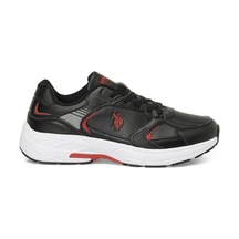 U.s. Polo Assn. Felıx Glb 4pr Siyah Erkek Sneaker Siyah-kırmızı Siyah - Kırmızı