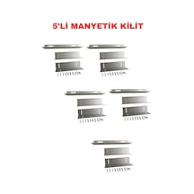 Sarkey Sr-280 Zl Aparat 280 Kg Manyetik Kilit Montaj Bağlantı Kiti 5 Adet