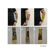 Giyilebilir Dövme 3 Çift 6 Adet Kol Çorap Dövmesi Sleeve Tattoo Set6