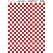 Pirinç Dekopaj Kağıdı 30x42cm Pt-947 Damalı
