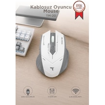 Premium Mouse Çift Modlu Sessiz Kablosuz Tm20 Masaüstü Fare Oyuncu Aksesuarı Cihaz