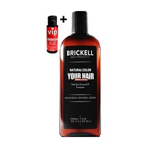 Hubrendy Sh Brickell 237 Ml Erkeklere Özel Saçsakal Beyazlıkgiderici Şampuan + Vip Erkekler Için Büy