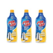 Porçöz Ekstra Güçlü Pas Ve Kireç Çözücü Önleyici 3 Adet X 1000 Ml