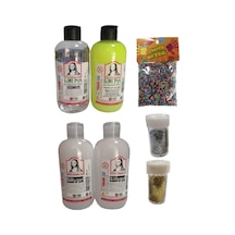 Slime Slaym Yapma Seti 250Ml 4 Adet + Toz Sim 2 Adet + Köpük N11.165