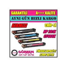 Hp Color Laserjet Pro M252N Uyumlu Toner Kırmızı (Cf403X-Cf201A)