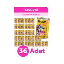 Bado Yavru Kedi Yaş Maması Tavuk Etli 400gr 36lı