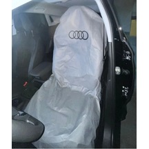 Baskılı Koltuk Kılıfı Audi Bez Servis Koruma Kılıf 2 Adet