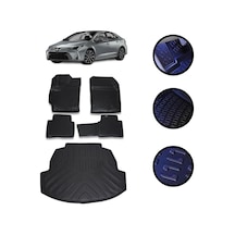 Toyota Corolla Uyumlu 2019-2022 Arası 4D Havuzlu Oto Paspas Ve Bagaj Set
