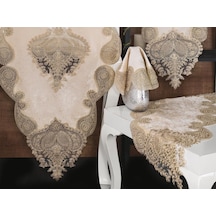 Verna Kadife Salon Takımı 5 Parça 001