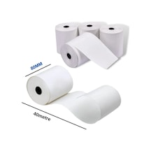 Termal Adisyon Yazıcı Kağıdı Rulosu 80x40 Adisyon Yazıcı Kağıdı 10lu
