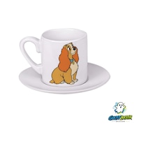 Lady Türk Kahvesi Fincanı 0148 Beyaz