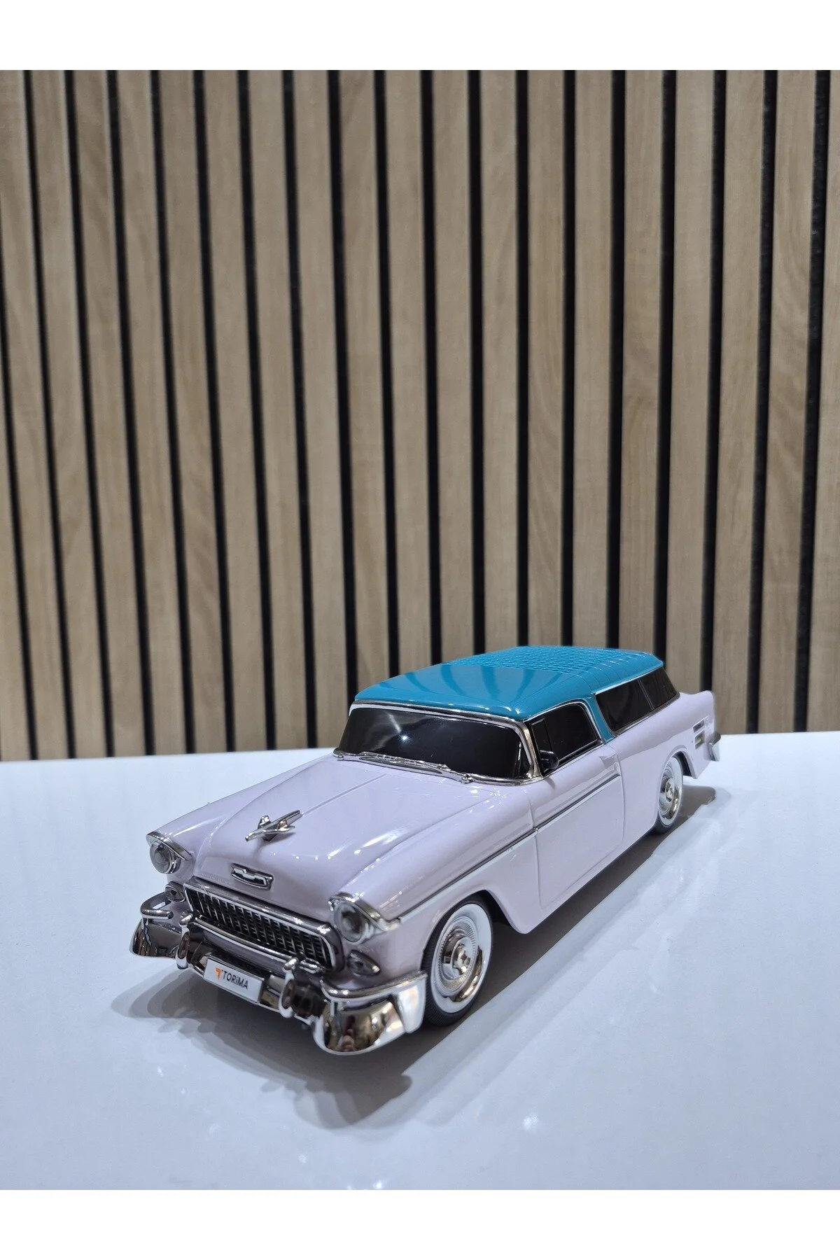Ws-1955 Beyaz White Arabalı Bluetooth Fm-usb-tf-aux Şarjlı Nostaljik Radyo