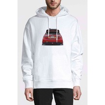 Modifiyelı Subaru Baskılı Beyaz Erkek Örme Kapşonlu Sweatshirt Modifiyelı Subaru Baskılı Beyaz Erkek Örme Kapşonlu Sweatshirt