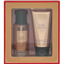 Victoria's Secret Bare Vanilla Vücut Spreyi Ve Losyonu Hediye Seti 2x75ml