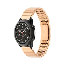 Zore Xiaomi Amazfit Pace Uyumlu Krd-82 22mm Metal Kordon-rose Gold