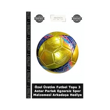 Özel Üretim Futbol Topu 3 Astar Parlak Egzersiz Spor Malzemesi Arkadaşa Hediye Çok Renkli