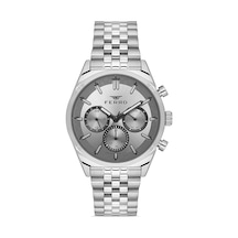 Ferro Fm11647awt-a4 Quartz Çelik Gri 43 Mm Erkek Kol Saati Gri