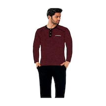 Alimer Edy1137Ukb O Yaka Patlı Büyük Beden Erkek Pijama Takımı