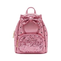 Chocogirl Ruby Deri Kız Çocuk Pul Payet Sırt Çantası Cnt-2013 - Pembe Çok  Renkli
