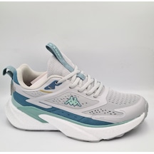 Kappa La Vega Gri Yeşil Renk Kadın Sneaker Spor Ayakkabı