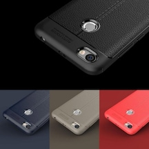 Xiaomi Redmi Note 5A Prime Deri Tasarim Zirh Kilif Niss Antisok 243599733 - Seçenek / Renk-Ekran Koruma-Siyah-Temperli Cam