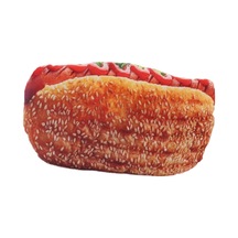 Suntek Atma Yastık Simülasyonu Yemek Şekli Ekmek-sosis Çok Renkli