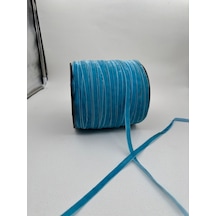 Paşateks- 1 Cm Düz Kadife-5 Metre -z.mavi
