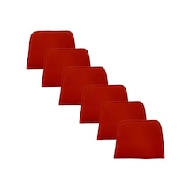 Knsz sırt minderi 6 lı mazlum krm suni deri cırtlı tel sandalyesi sırtı için