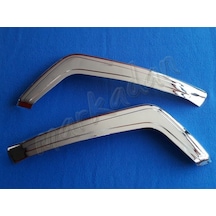 Fiat Doblo Krom Ön Tampon Kaşı 2010-2015 2 Parça Abs Krom