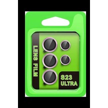 Galaxy S23 Ultra Raze Metal Kamera Lens - Lila Diğer
