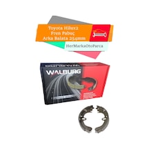 Toyota Uyumlu Hilux 2 Fren Pabuç Arka Balata 254Mm