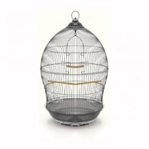 Dayang - 641 - Kubbe Kafes 48,5x48,5x76 Cm Grı X - Zengemtr - 1 Adet