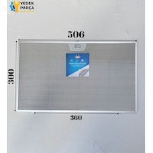 Dominox : Da631 506x300mm Aspiratör & Davlumbaz Tel Yağ Filtresi Model: 00744829-133.0184.490-4055135349 50,6x30cm
