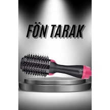 Zenvia Saç Şekillendirici Ve Saç Düzleştirici Fön Tarağı Tarak Fırça 1200w Saç Kurutma Znv2026