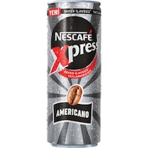 Şekersiz Xpress Americano Siyah Soğuk Kahve 24x250 Ml Ekonomik Koli Diğer
