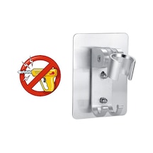 Banyo Yapışkan Ayarlanabilir Duvara Monte Duş Tutucu
