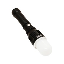 Flaşörlü Uzun Mesafeli Şarjlı Pilli Mıknatıslı EL Feneri Watton Wt-282 Siyah