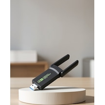 Ultratekno Çift Bant Wifi Adaptör, 1200 Mbps Usb 3.0 Çift Antenli