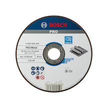 Bosch Professional Kesme Diski 150 X 2,5 Mm F Çelik 2608600382, Siyah