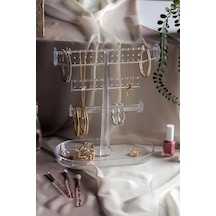 3 Katlı Takı Düzenleyici Organizer - Modern Tasarım, Dayanıklı 10 Parça