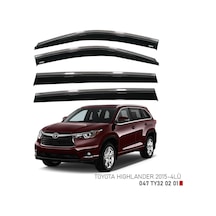 Toyota Uyumlu Highlander Kromlu Cam Rüzgarlığı Niken 2015+