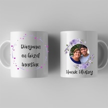Anneye Hediye Fotoğraf Baskılı Mesajlı Kupa Bardak 2945