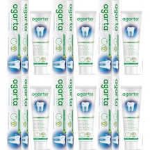 Agarta Doğal Diş Macunu 100ml Bitki Özlü 6 Lı Set Beyazlık