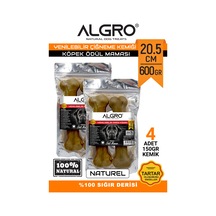 Algro Doğal Ödül Kemiği Sığır Derisi 20.5 CM 2 x 300 G